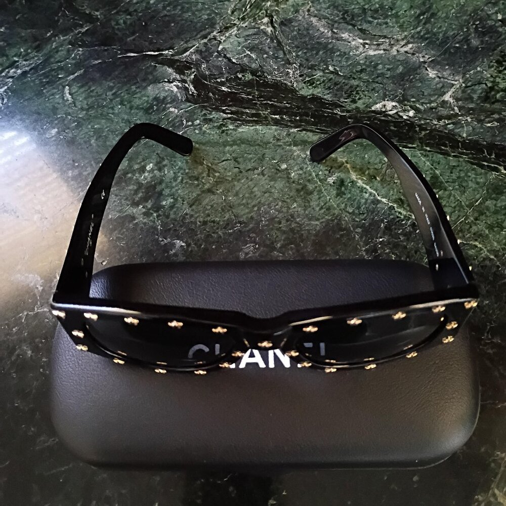 Rare Chanel 1990's Star Les Etoiles Studded CC Sunglasses - Picture 15 of 16